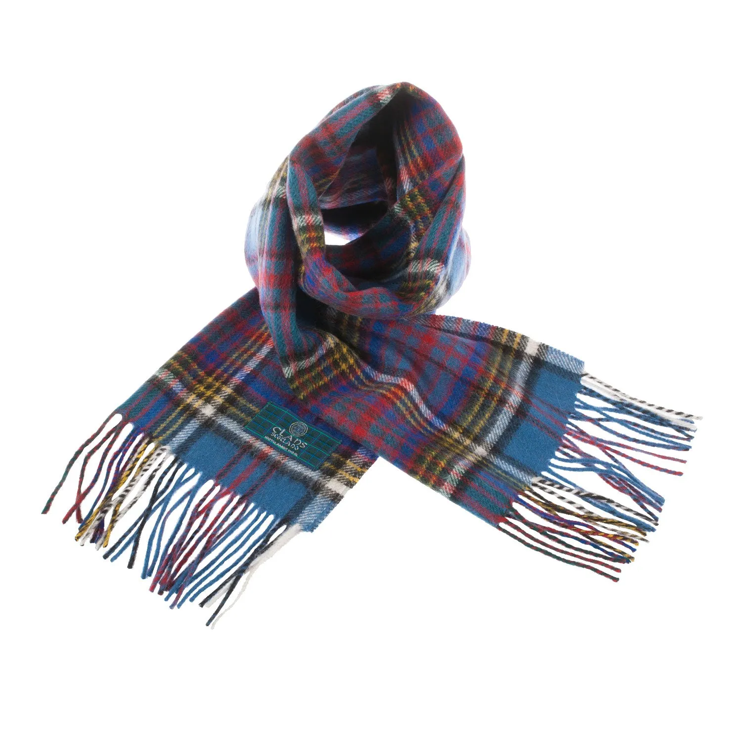 Lambswool Scottish Tartan Clan Scarf  Anderson