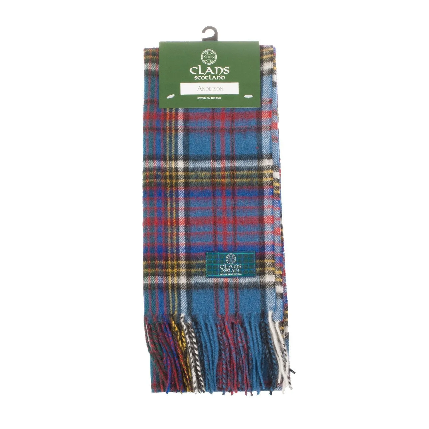 Lambswool Scottish Tartan Clan Scarf  Anderson