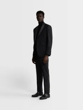 Lancewood Premium Wool Slim Black Dinner Jacket