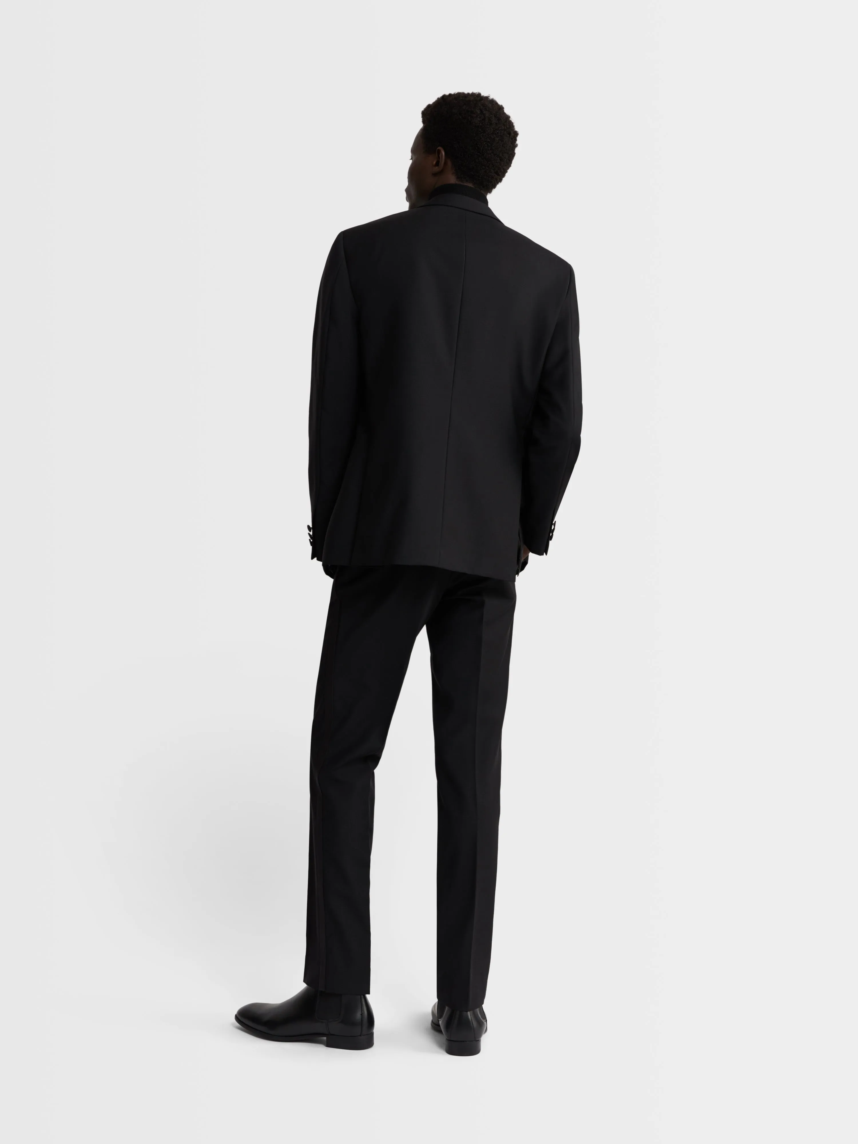 Lancewood Premium Wool Slim Black Dinner Jacket