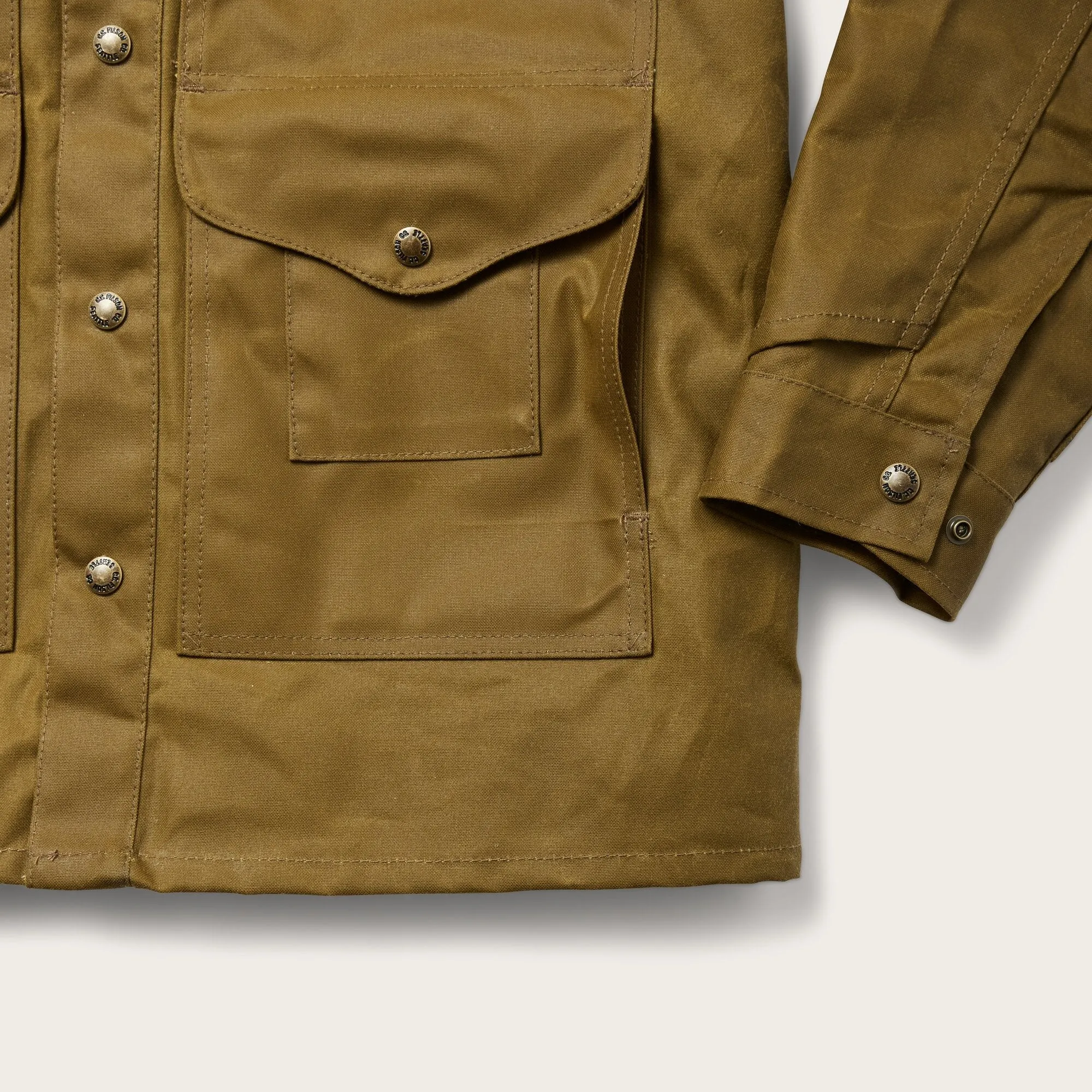 LINED TIN CLOTH CRUISER JACKET