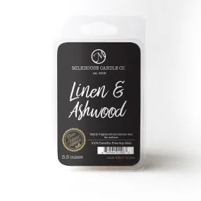 Linen & Ashwood 5.5oz Fragrance Melt by Milkhouse Candle Co.