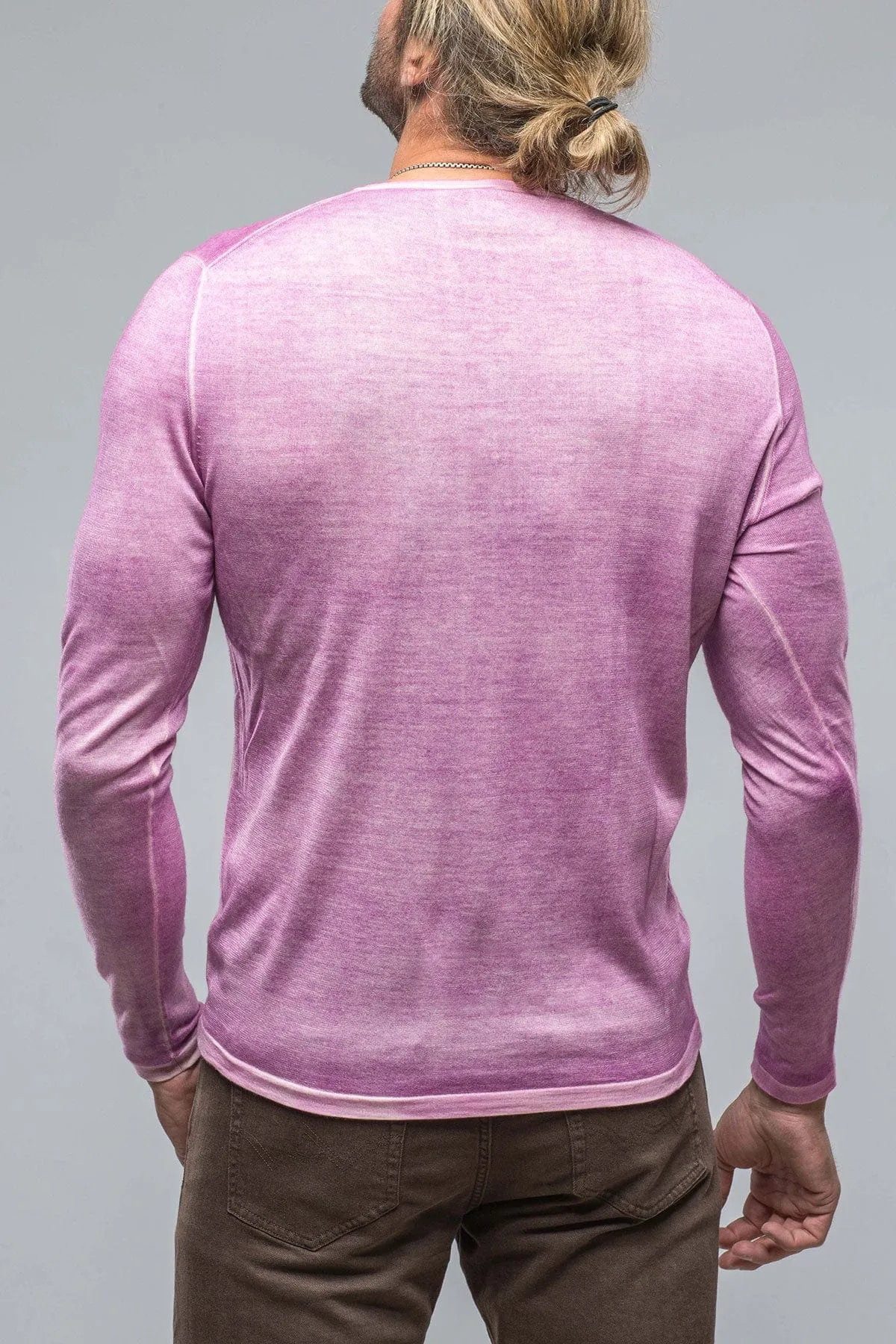 Matteo Cashmere Crew In Purple