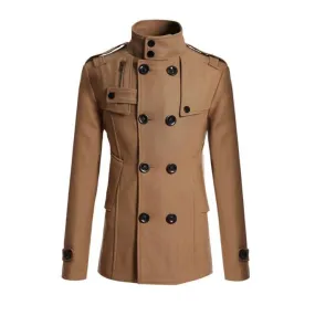 Men's woolen coat