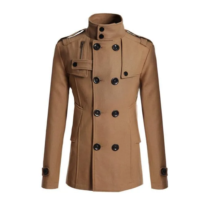 Men's woolen coat