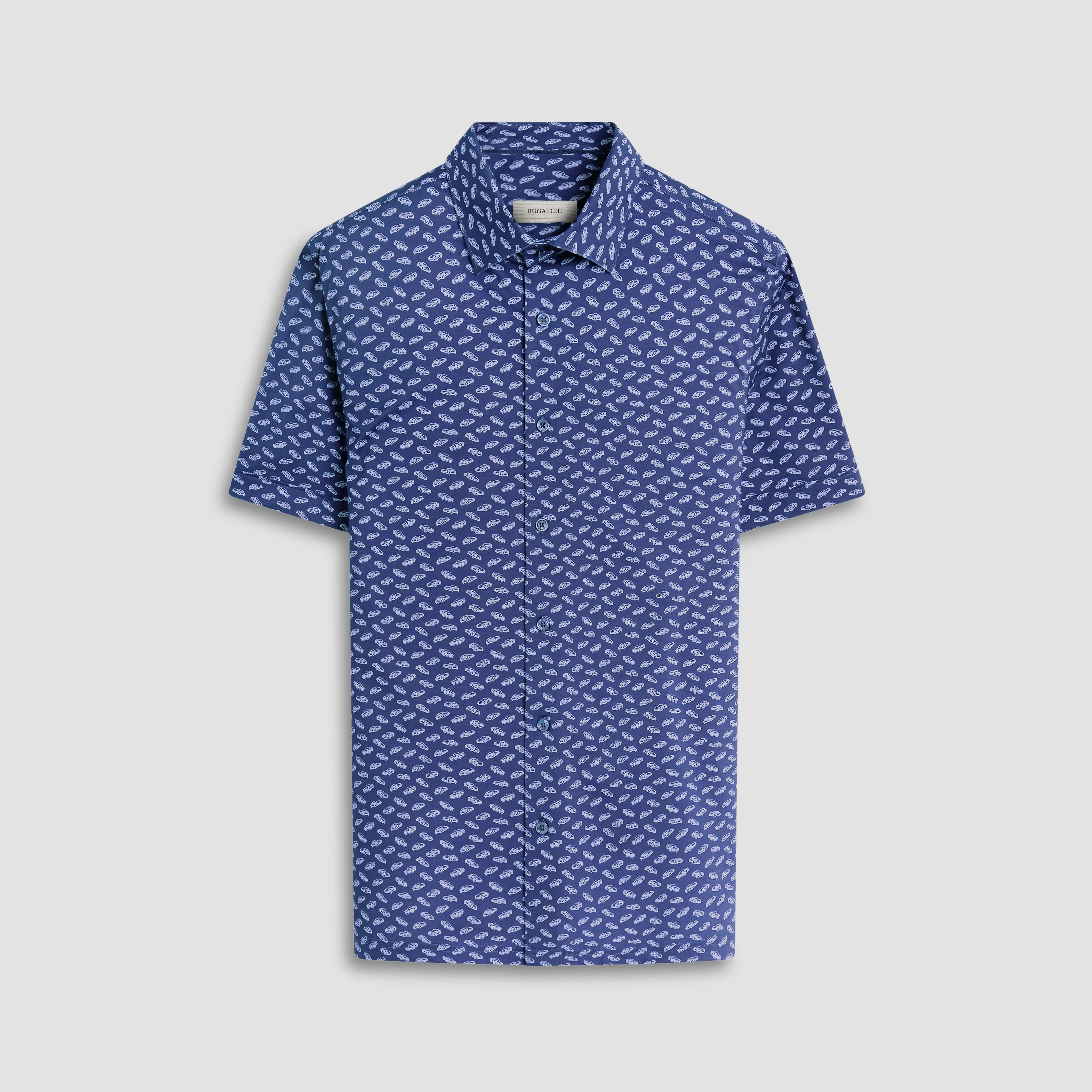 Milo Car Print OoohCotton Short Sleeve Shirt