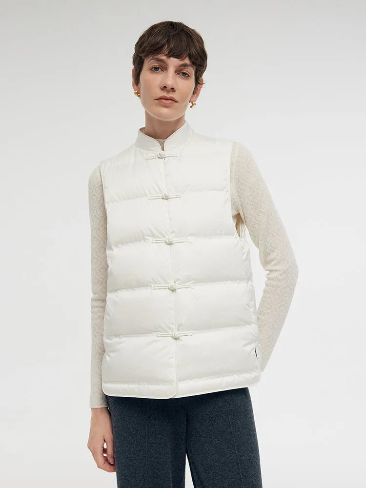 New Chinese-Style Goose Down Vest