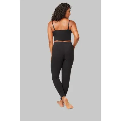 New - Hanes Women's Regular Tapered Leg Ankle Jogger Leggings Midweight