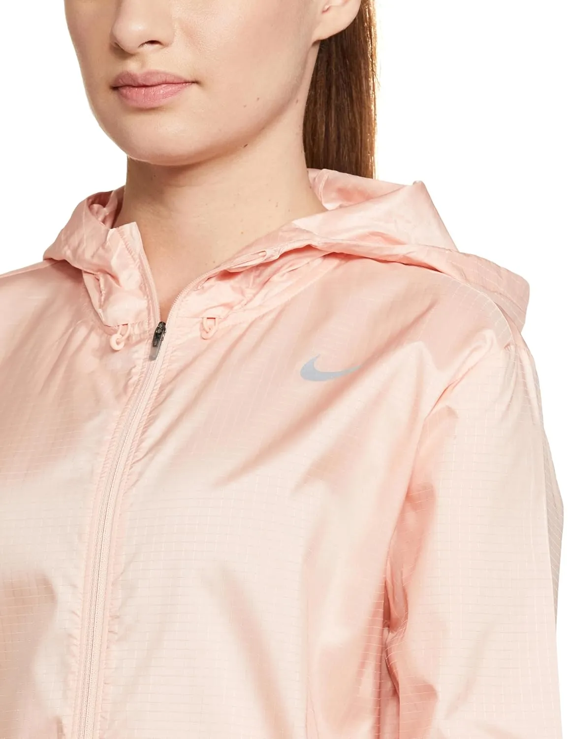 Nike Women's Essential Running Windbreaker Jacket - Baby Pink