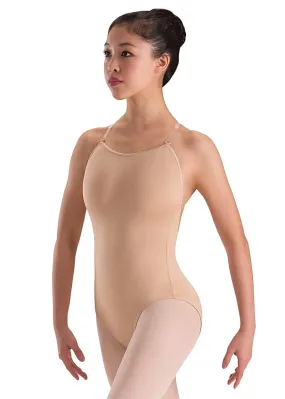 ON SALE Motionwear Adjustable Clear Strap Camisole Leotard