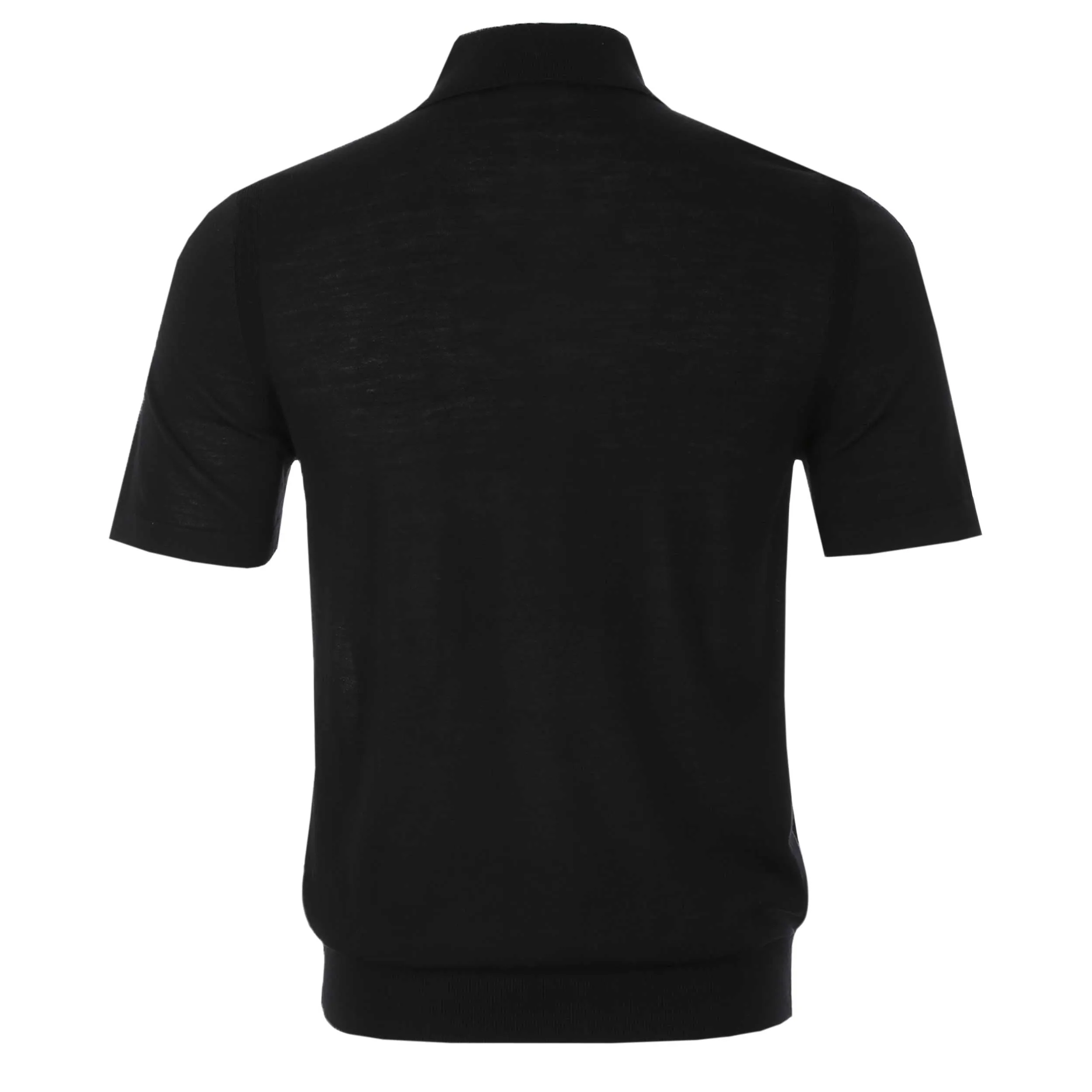 Paul Smith Knitted SS Polo in Black