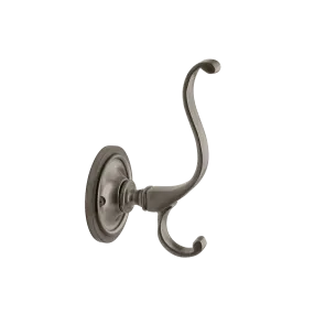 Plain Coat Hook in Antique Pewter