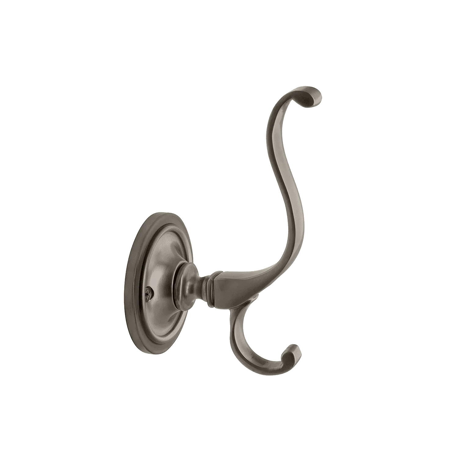 Plain Coat Hook in Antique Pewter