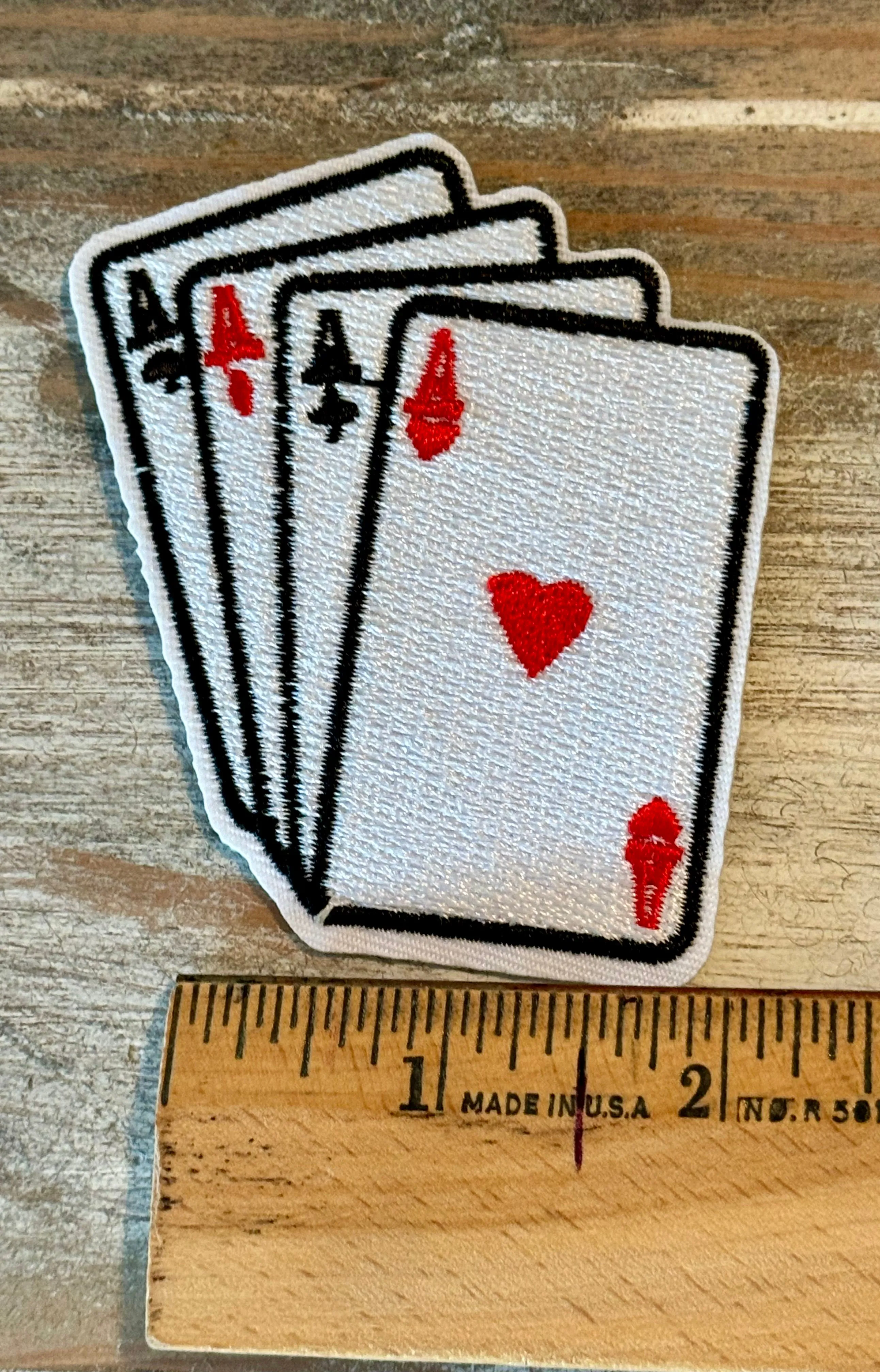 Playing Cards Iron On Patches