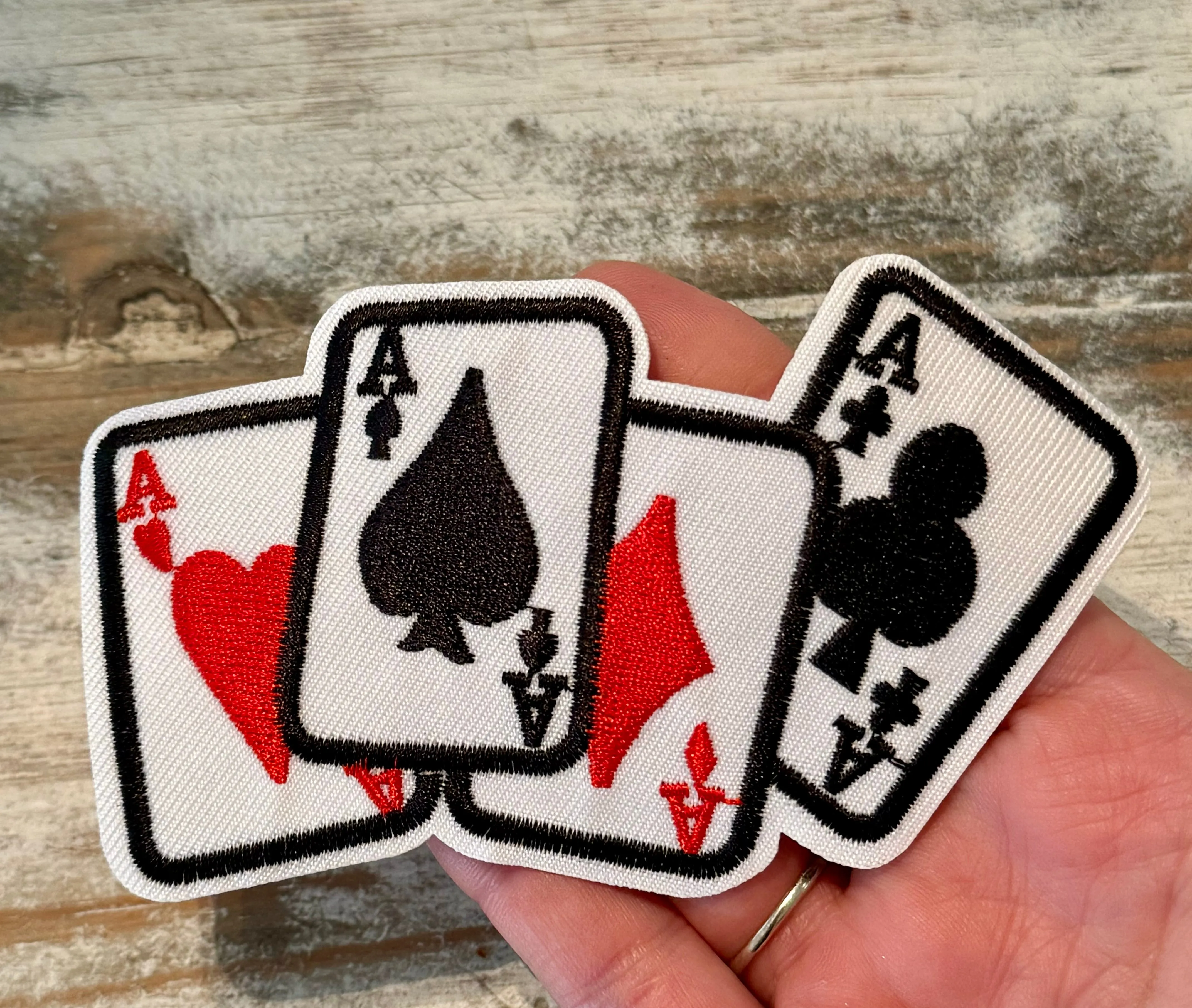 Playing Cards Iron On Patches