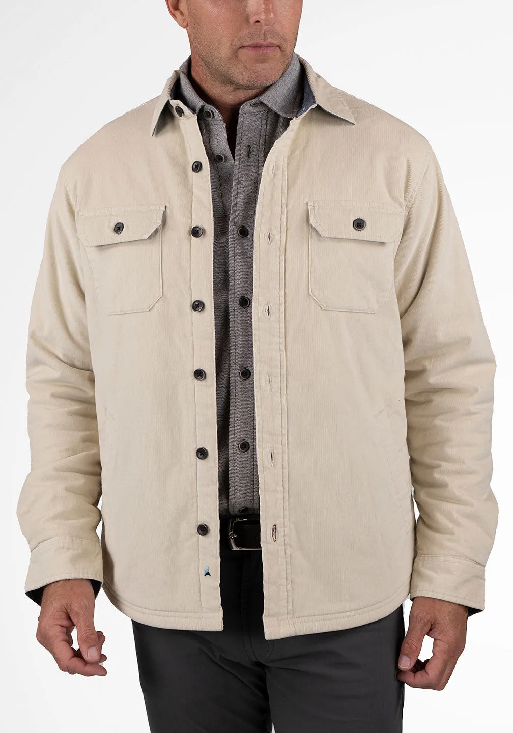 Puretec Cool® Sherpa Lined Cord Shirt Jacket