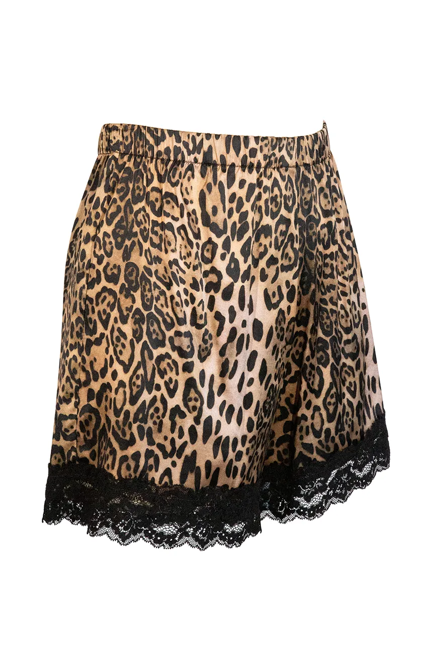 Queen Of The Jungle Silk Shorts