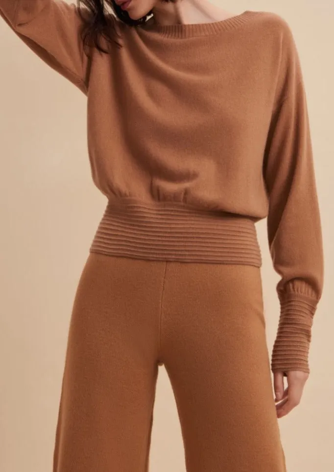 Ramona Crew Neck - Camel