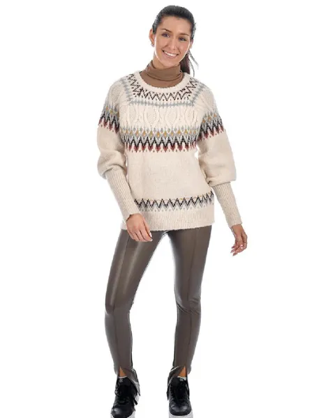 RD Style Melinda Fair Isle Sweater