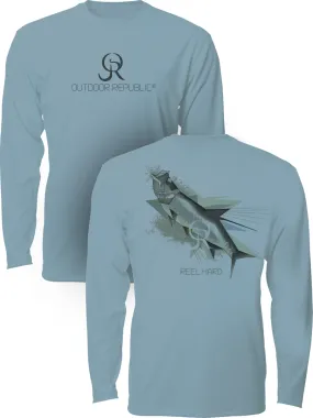 Reel Hard Tarpon - UPF Performance Shirt (unisex)