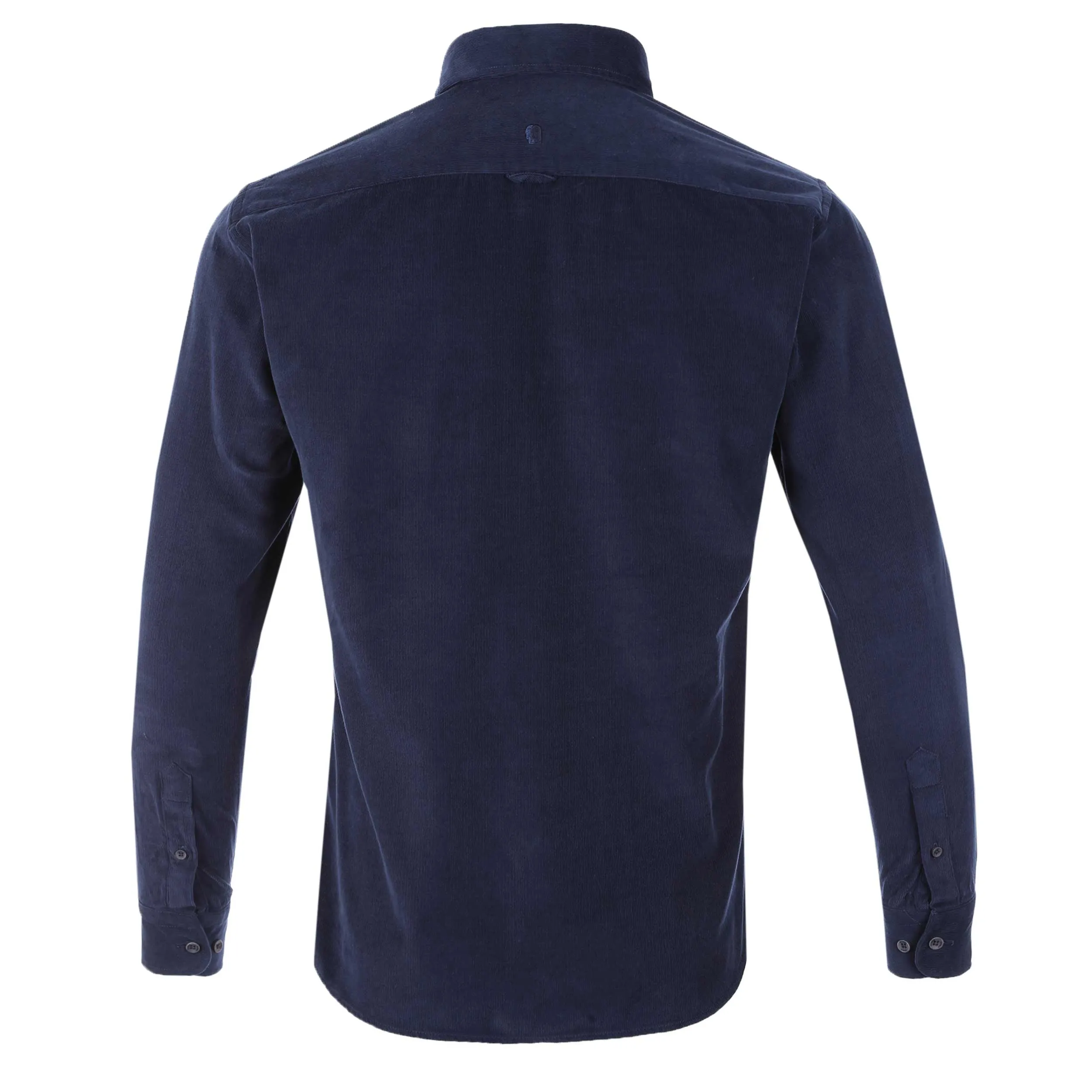 Remus Uomo Needle Cord Shirt in Navy