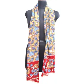 Saffron love – Limited Edition Hand Painted Cotton Scarf (HS0010)