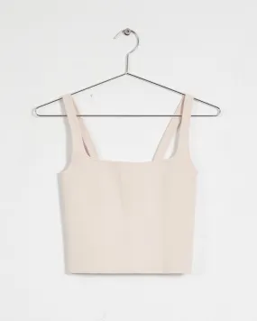 Scanlan Theodore 'crepe knit square' camisole, pale pink, 8