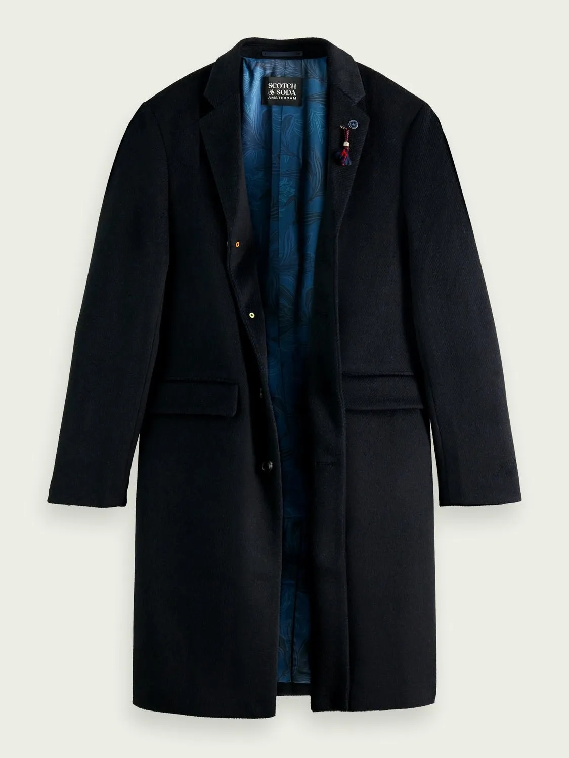 SCOTCH&SODA - Classic Wool - Blend Overcoat - 169110