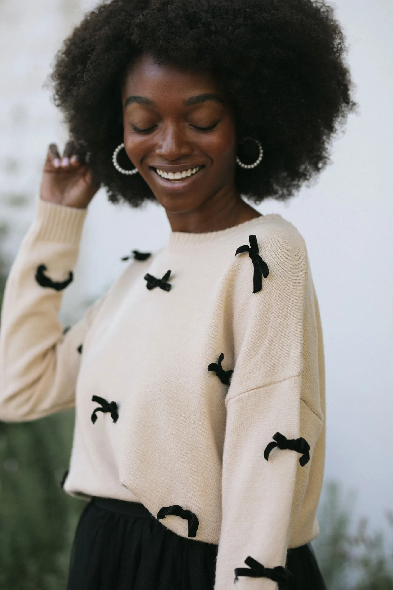 Shelby Bow Knit Sweater