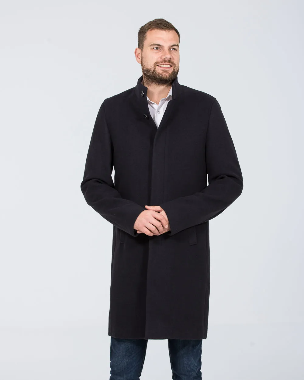 Skopes Faulkner Overcoat (navy)