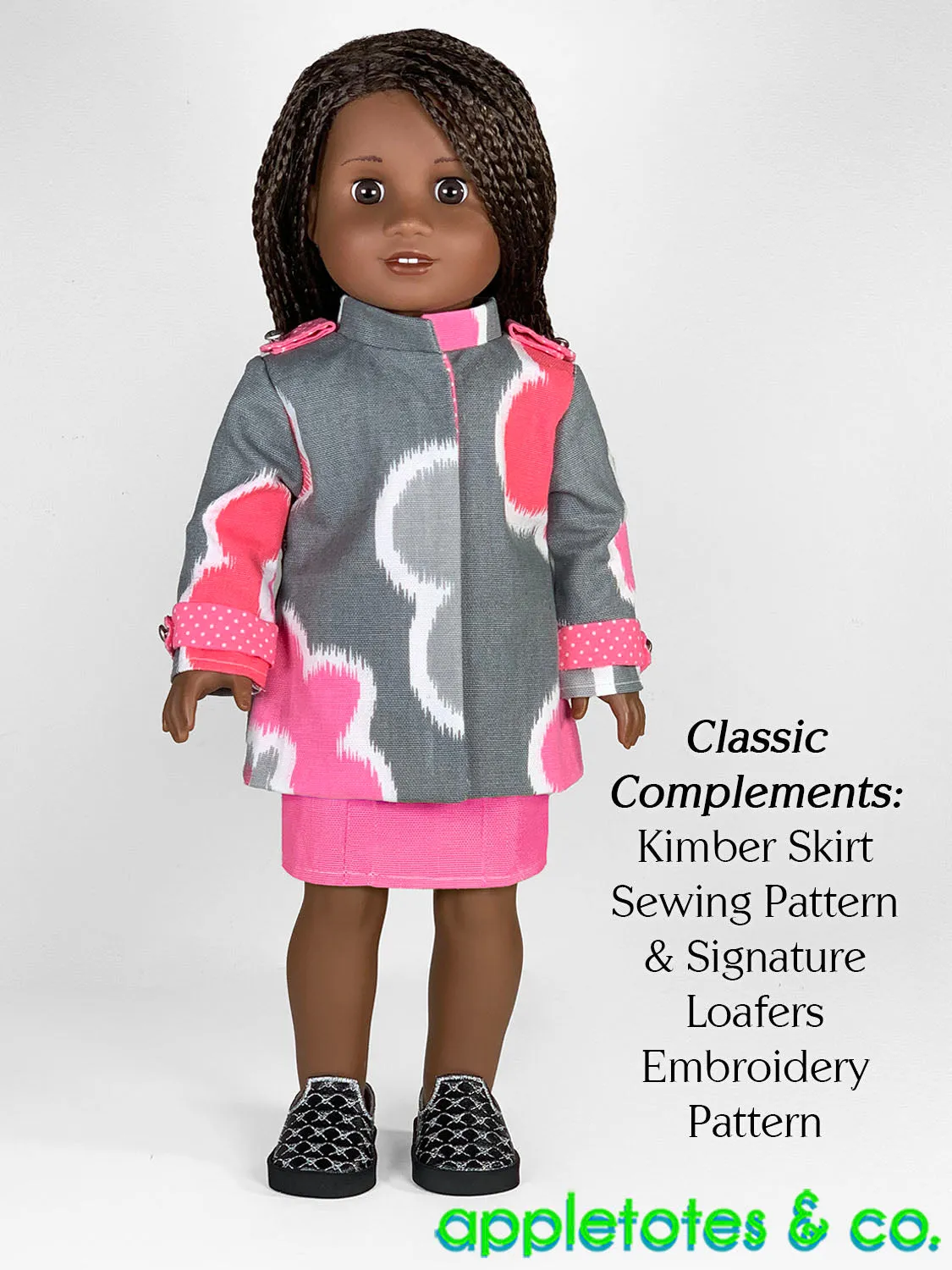 Skye Jacket 18 Inch Doll Sewing Pattern