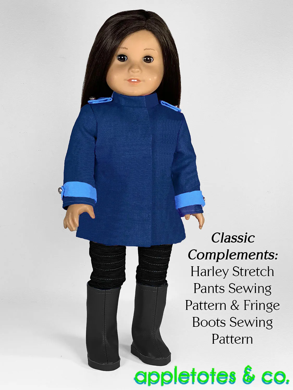 Skye Jacket 18 Inch Doll Sewing Pattern