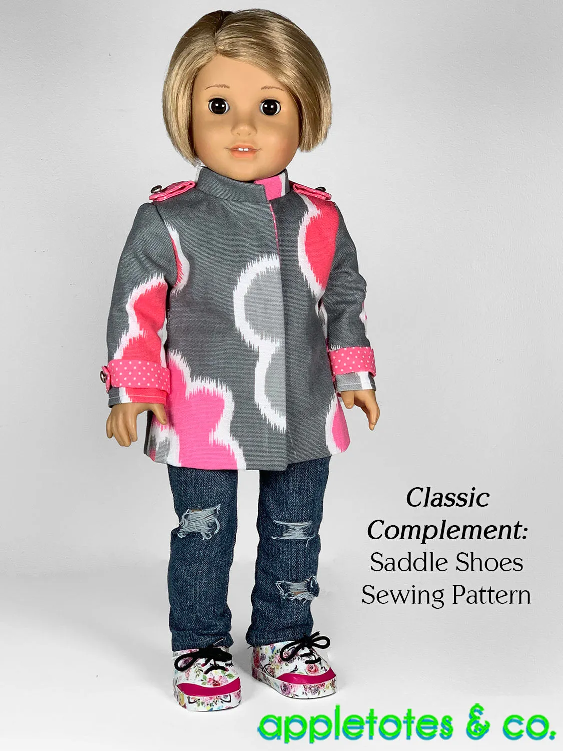 Skye Jacket 18 Inch Doll Sewing Pattern