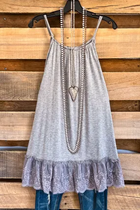 Slip On Dress - Grey