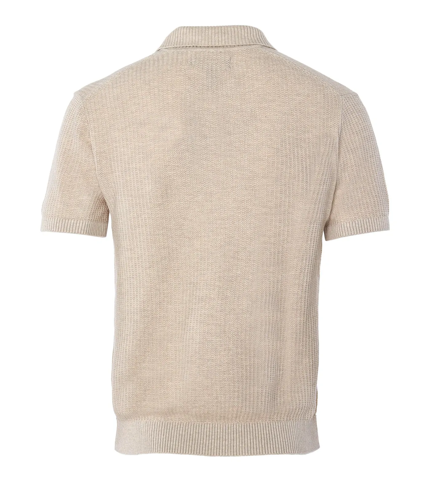 Sweater Polo Tan Mix