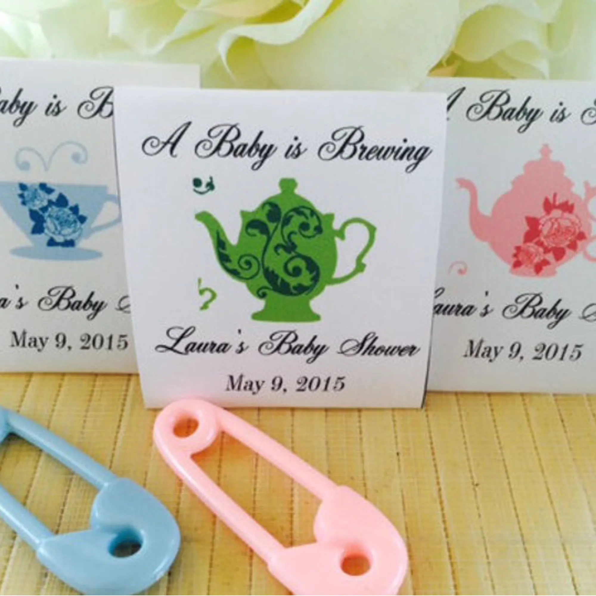 Tea Party Tea Pots Tea Packets