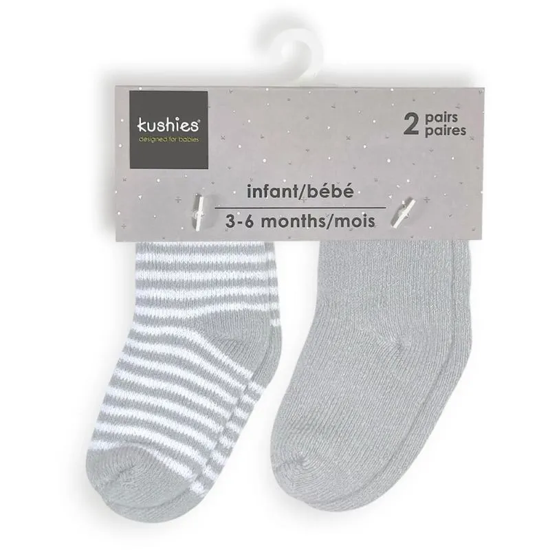 Terry 3-6 Months 2 Pack Socks