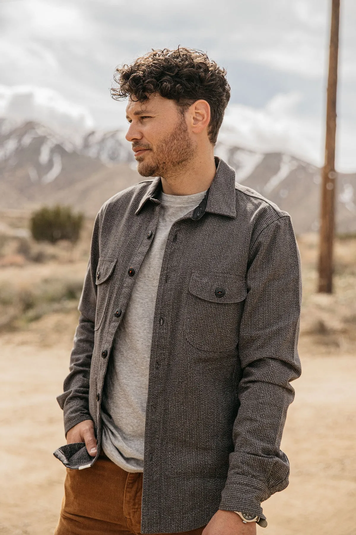 The Anvil Beach Cloth Jacket - Gray