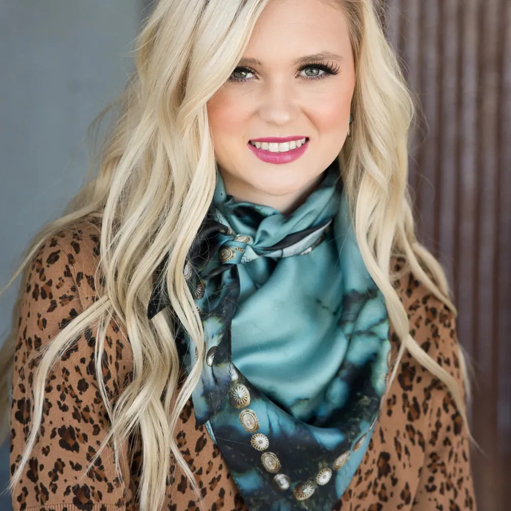 The "Kingman Turquoise" Scarf