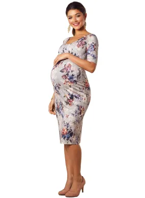 Tilly Shift Maternity Dress - Vintage Bloom