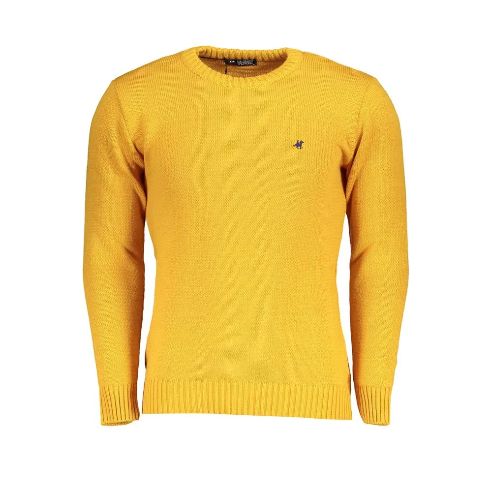 U.S. Grand Polo Yellow Fabric Sweater