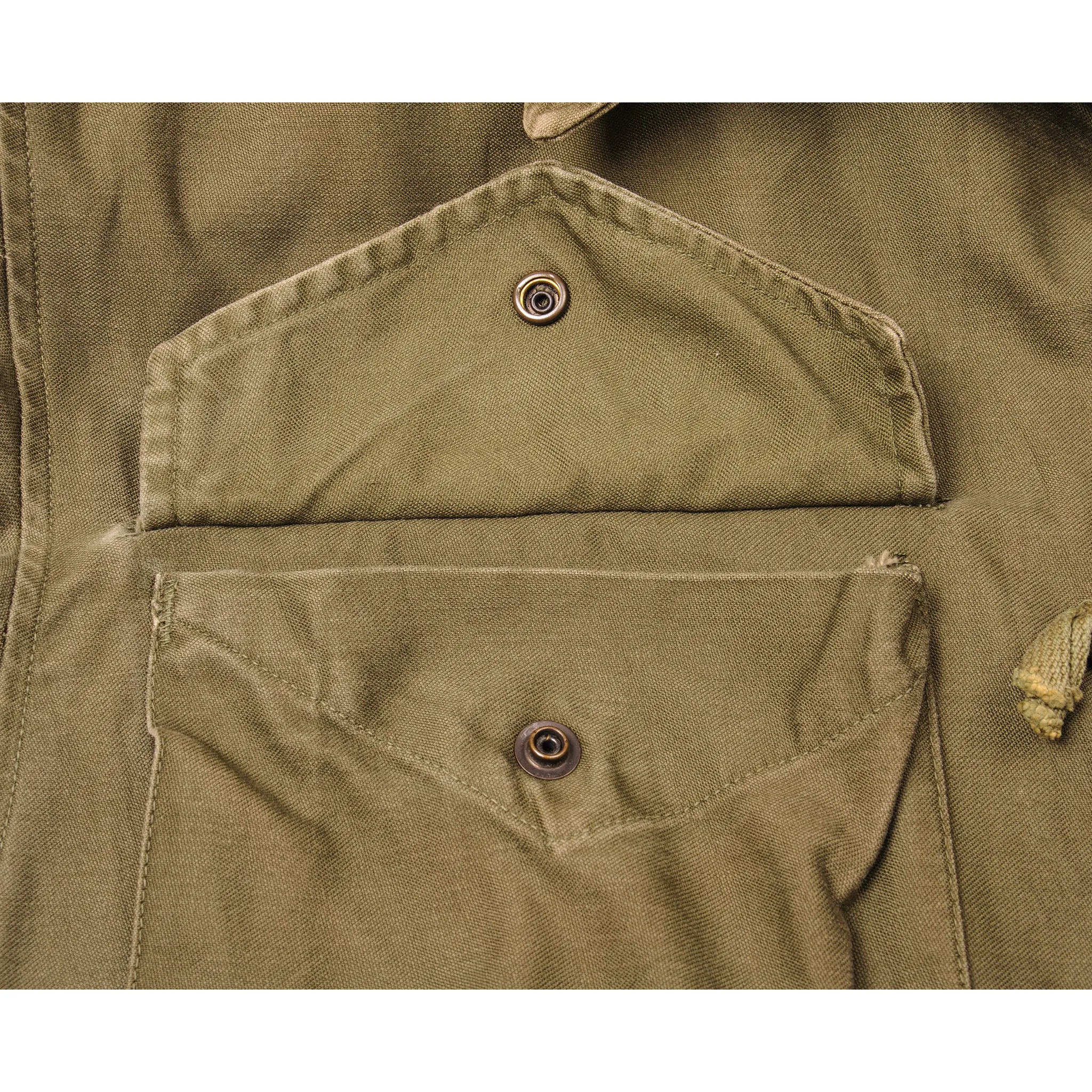 VINTAGE USMC M-1951 M51 FIELD JACKET 1957 EARLY VIETNAM WAR SIZE MEDIUM