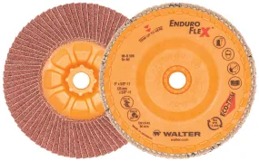 Walter 06B506 5" 60 Grit Spin-On Enduro-Flex Flap Disc