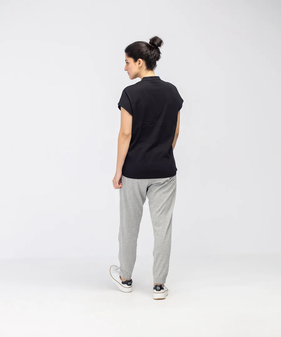 Women's Basic Henley Tee