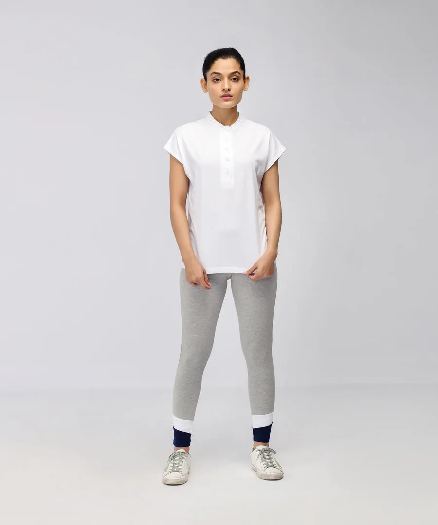 Women's Basic Henley Tee