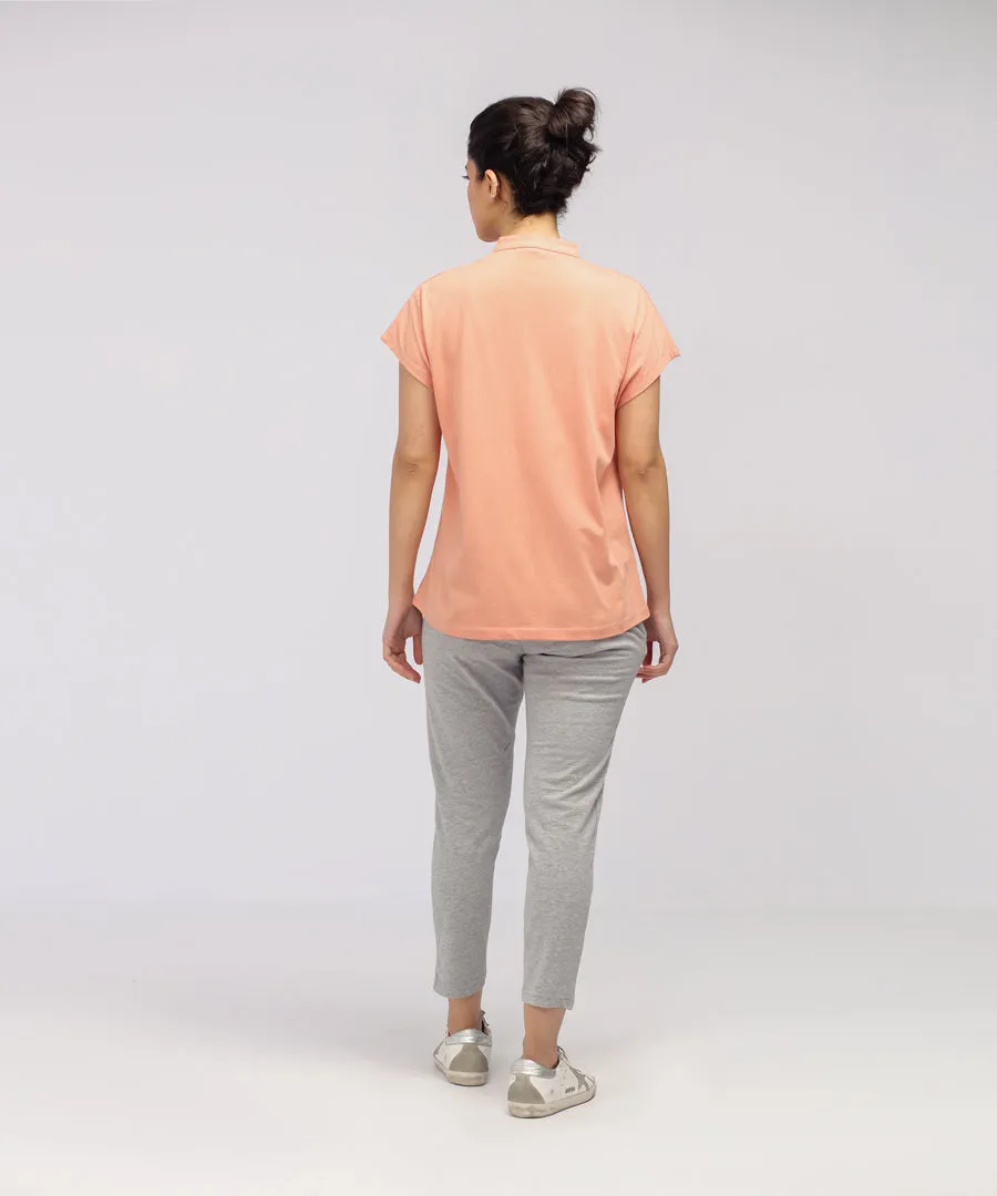 Women's Basic Henley Tee