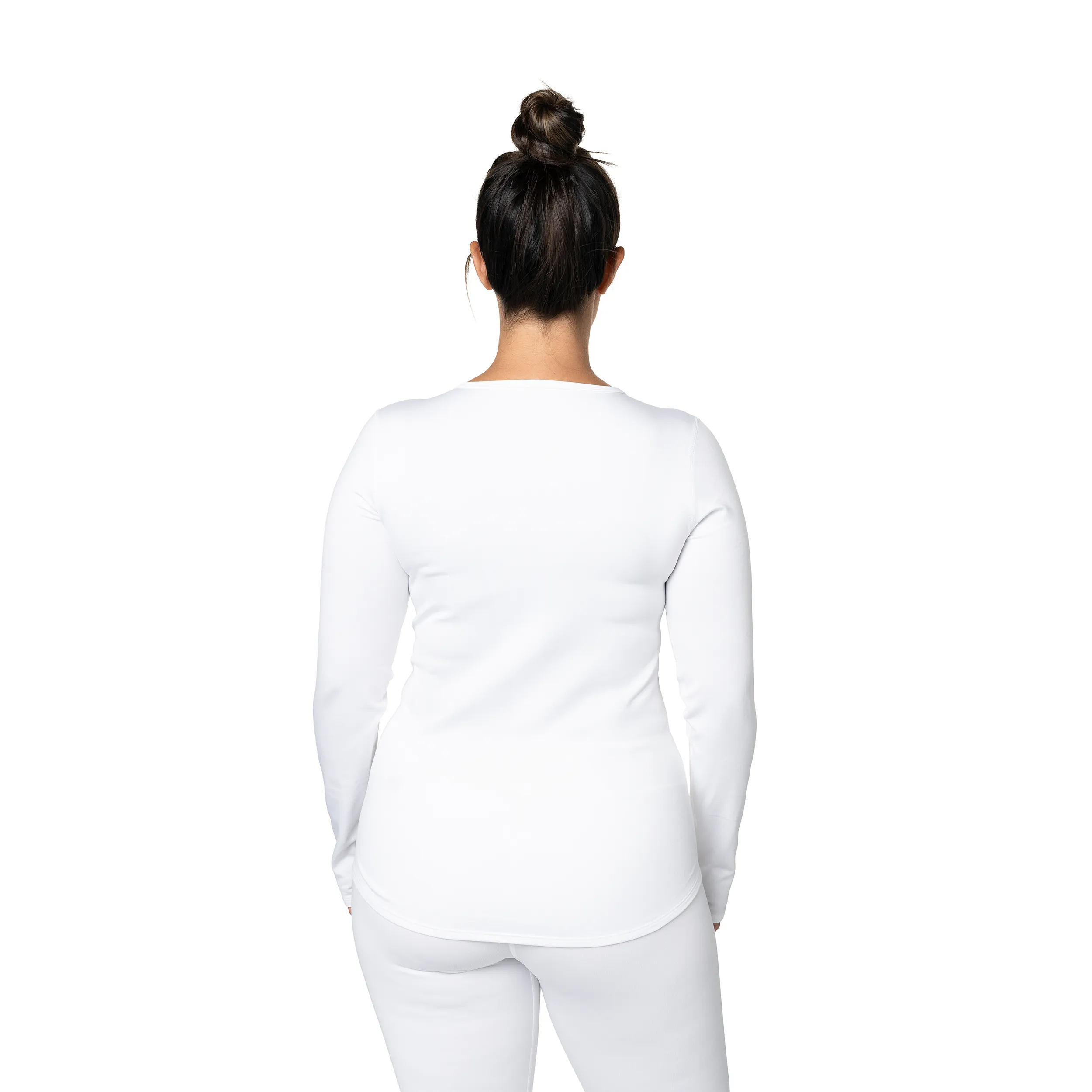 Women's Micro-Elite Chamois Crewneck - White